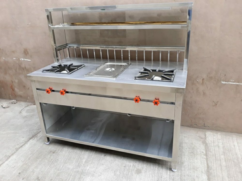 Commercial SS Chole Bhature Counter India