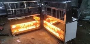 Heavy Duty SS Chole Bhature Counter India